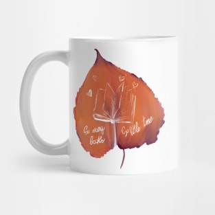 Books Autumn Cozy leaf trees Mug